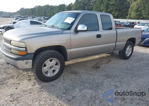 2002 Chevrolet Silverado 1500 Ls from USA, damaged, VIN 1GCEK19T72E185205